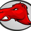 Angry red camel
